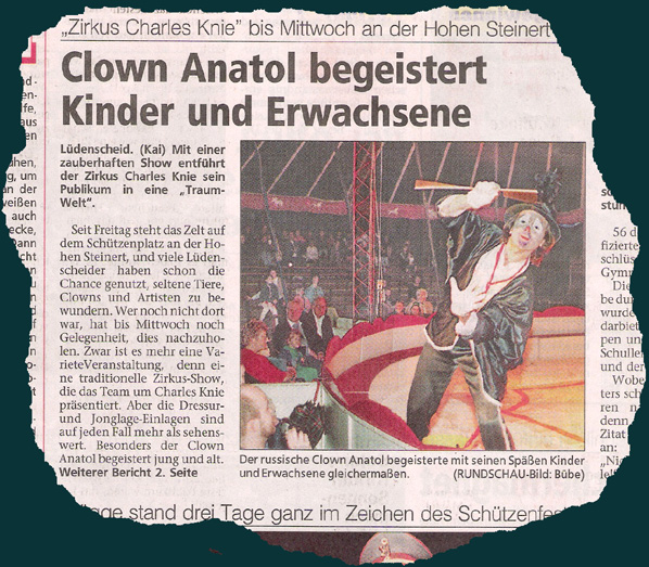 Clown Anatol Zeitung 08